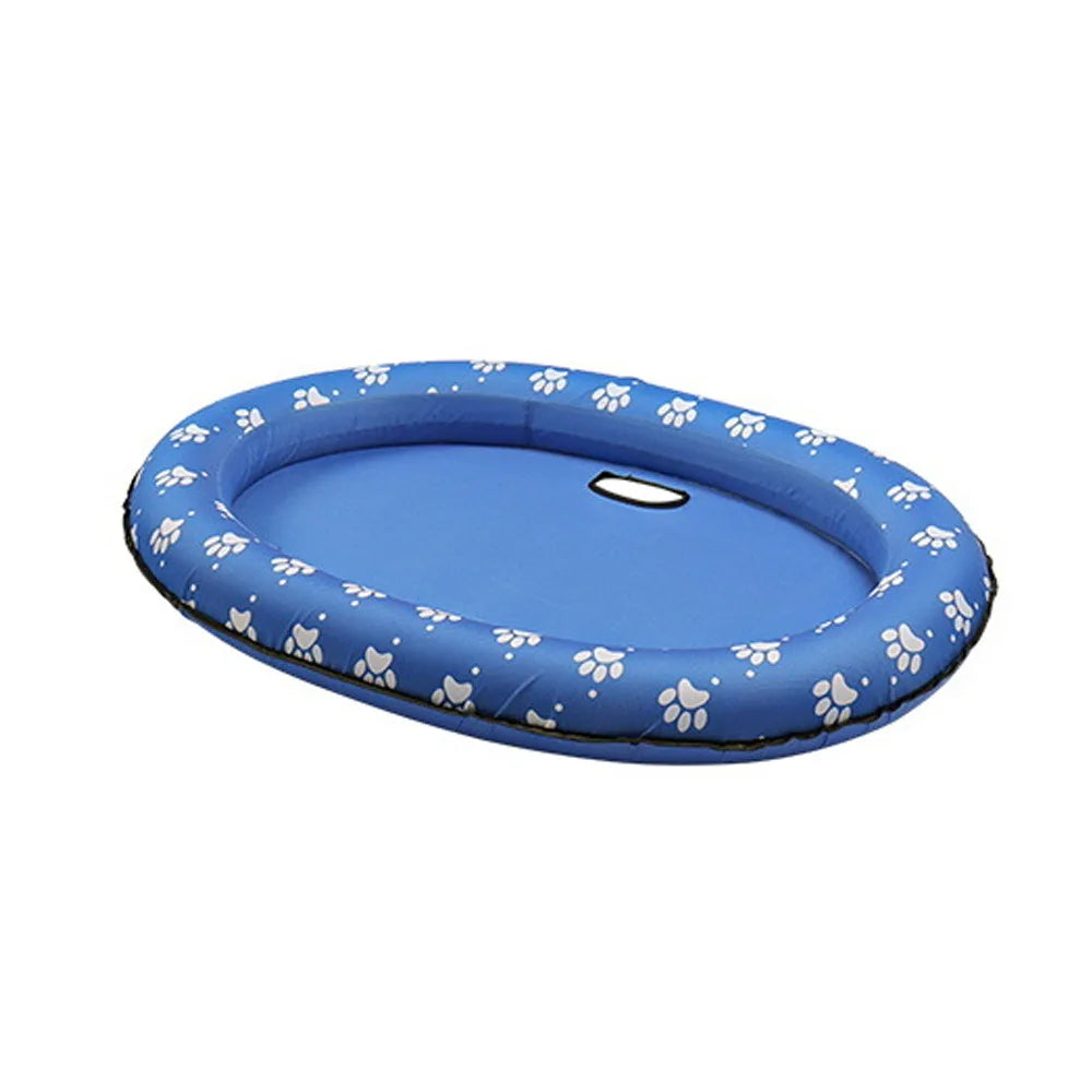 Portable Foldable Dog Swimming Float Soft Cooling Pet Inflatable Raft PVC Pet Floating Raft Pool