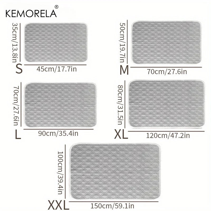 2PCS Washable Pet Training Pads - Reusable Puppy Pee Pads with Quick-Dry Surface,Leak-Proof Backing for Crate,Bed Multiple Sizes