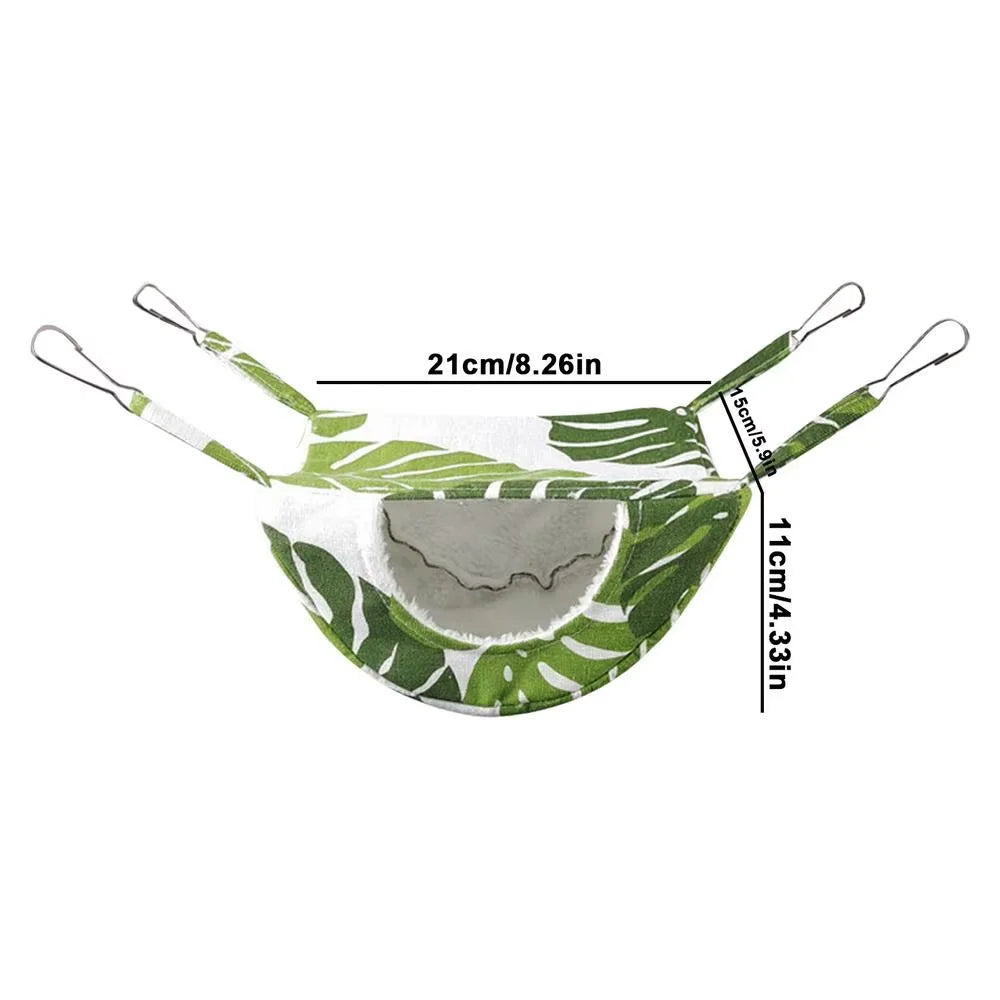 Ferret Hammock for Cage ,Guinea Pig Hideout Mouse Hammock Ferret Bed,Hamster Bed, Hanging Hammock,Warm Bed for Ferret,Chinchilla
