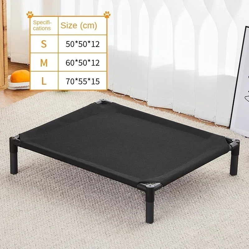 Pet Bed, Cat Dog Folding Camping Bed, Marching Bed, Portable, Detachable, Washable, All Season Cat Kennel, Puppy Bed Cat Bed