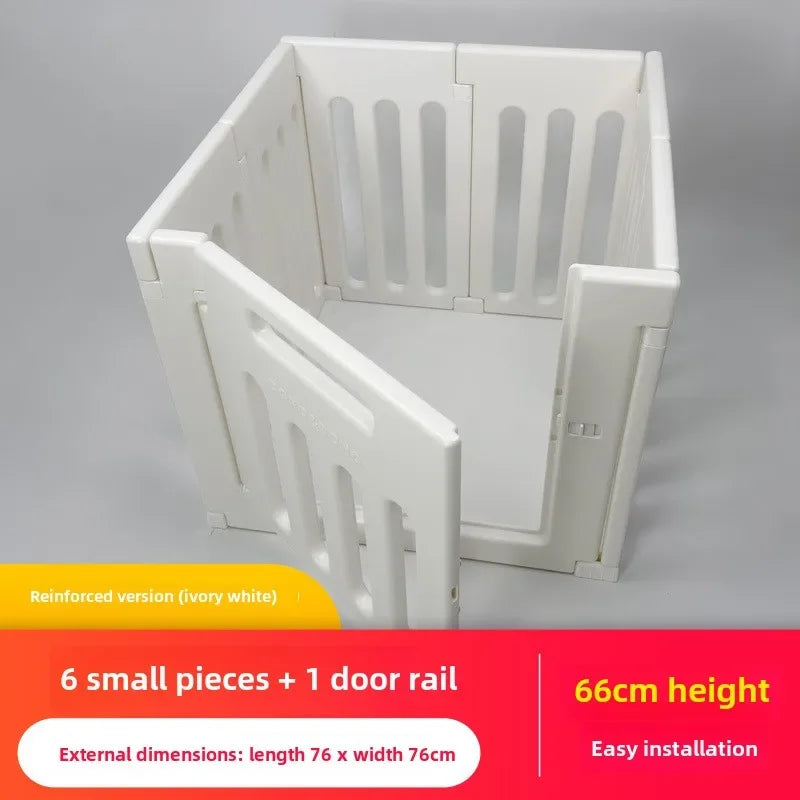 Open Top Small Dog Indoor Cage 66CM Away From Door Plastic Fence Eco-friendly Dog Cage Pet Animal Products Supplies Accessories
