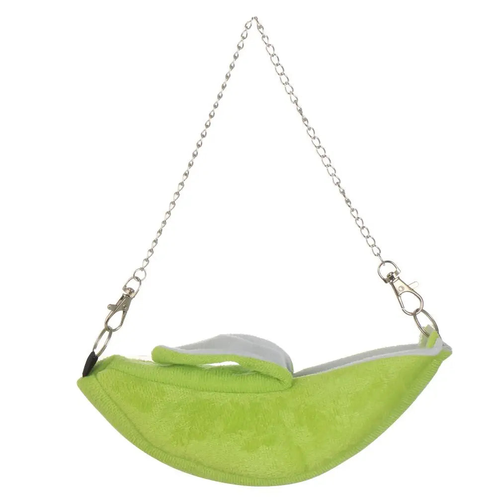 Banana Shape Hamster Hammock Rat Hanging Beds House Small Animal Cage Squirrel Guinea Pig Banana Style Plush