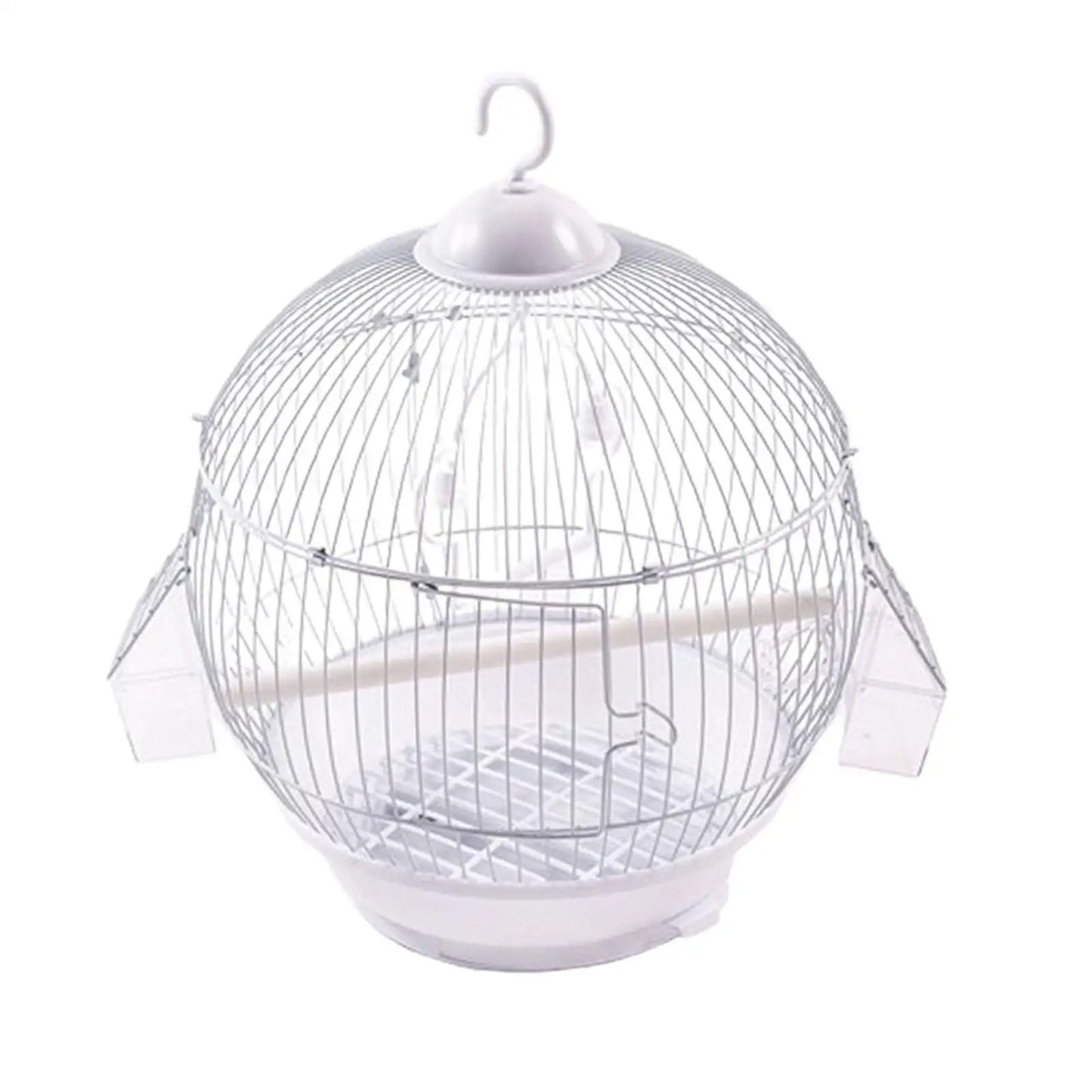 Birdcage with Food Bowl Hanging Indoor Accessories Stand Cage Hanging Cage for Parrot Small Birds Cockatiels Canary Cockatoos