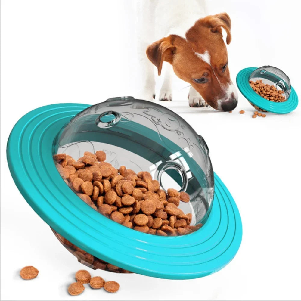 Durable Dog Food Feeder Interactive Toys Chew Proof Pet Dog Cat Toys Wobble Ball Food Feeder for Powerful Chewers Training