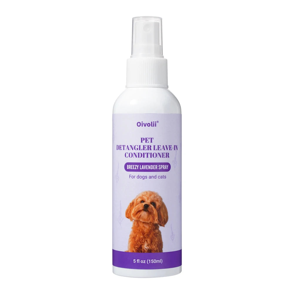 Pet Softness Solution Spray Lavender Essence Deep Cleaning Nourishing Shiny Coat for Dogs Cats