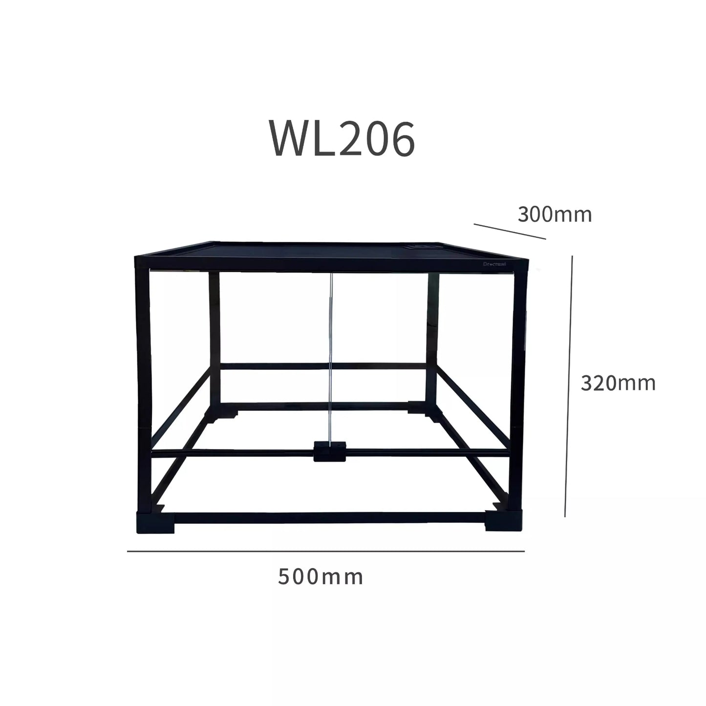 Glass Climbing Pet Rainforest Breeding Tank for Snake Python Tortoise and Lizard,Ecological Landscape Terrarium for Arboreal