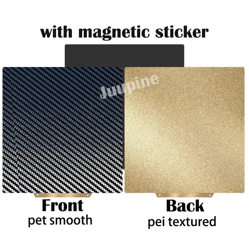 For Flashforge Adventurer 5m Bed PEO PET Spring Steel Sheet 235x235 Double Sided Heat Bed For Flashforge Adventurer 5m Pro