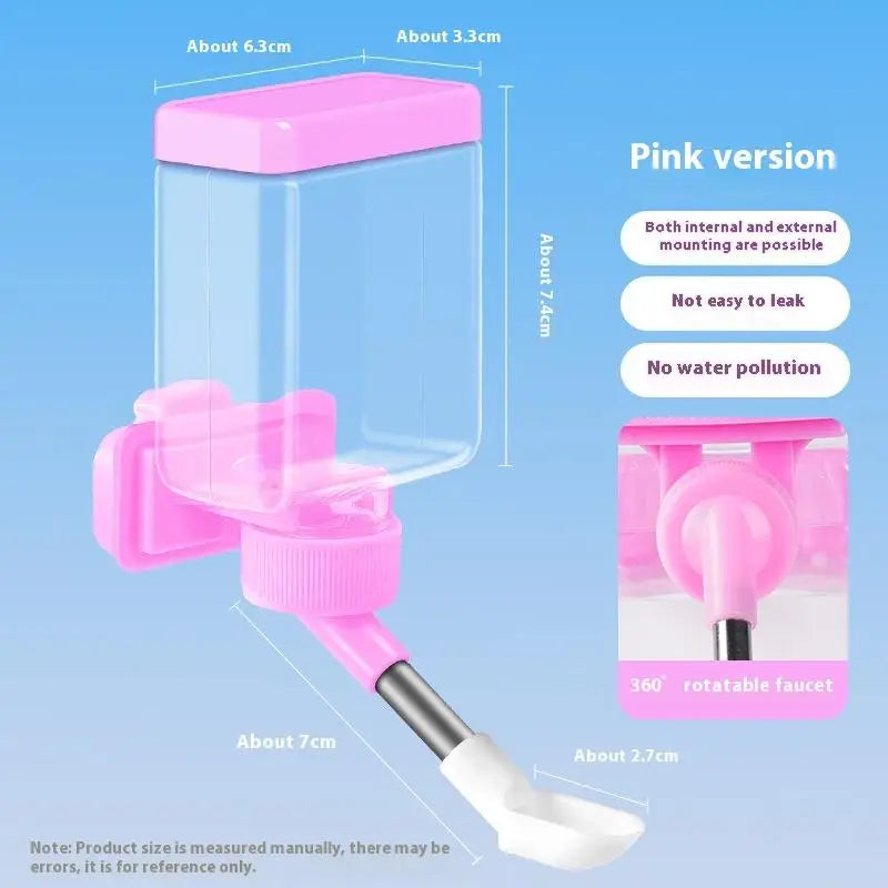 Bird Automatic Water Dispenser Cage Hanging Water Dispenser Easy To Clean Install Pets Water Dispensers Bird Cage Accessories
