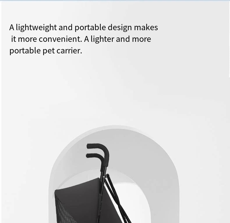 Load Bearing 20kg Small Foldable Pet Stroller for Going Out, Cat Dog Cart, Teddy Cart Lightweight Type Pet Stroller High-quality