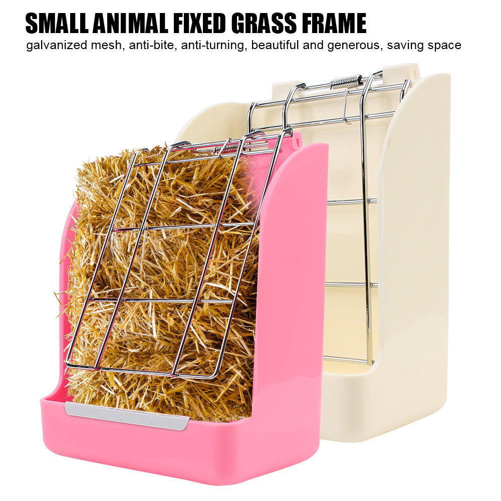 Rabbit Food Basket Spring Grass Frame Rabbit Grass Frame Grass Rack Hay Feeder Rabbit Grass Feeder Grass Hay Bowl Rack