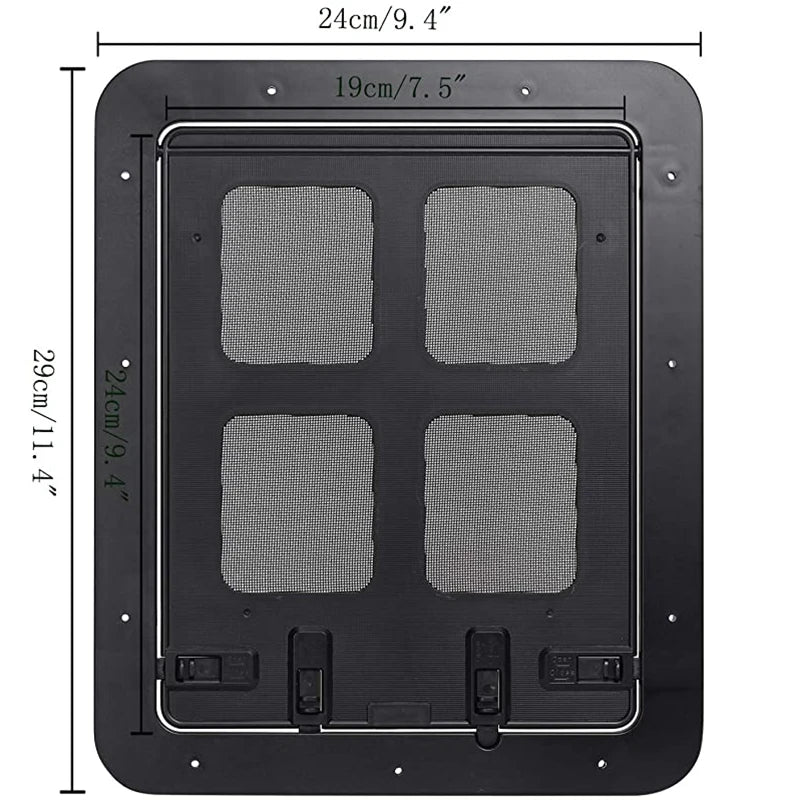 Pet Dog Screen Door Home Lockable Sliding Cat Screen Door Magnetic Self-Closing Screen Dog Fence Locking Function Gate Pet Door