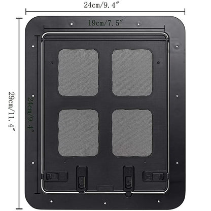 Pet Dog Screen Door Home Lockable Sliding Cat Screen Door Magnetic Self-Closing Screen Dog Fence Locking Function Gate Pet Door