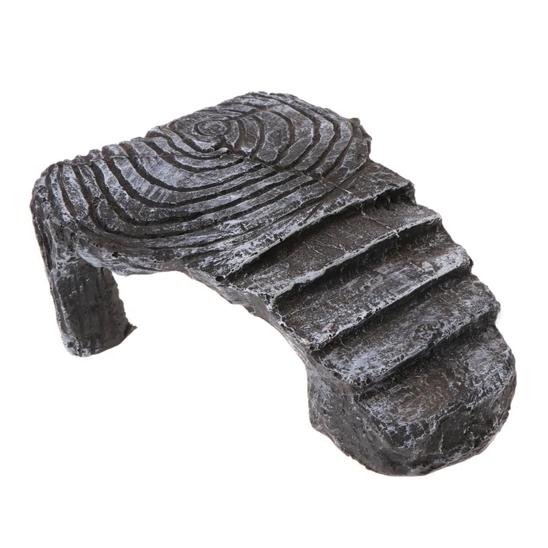 2025 New Water Turtles Basking Platform Safe Resin Dock Crawling Rest Island Hideout Cave for Aquatic Turtles Aquarium Decor