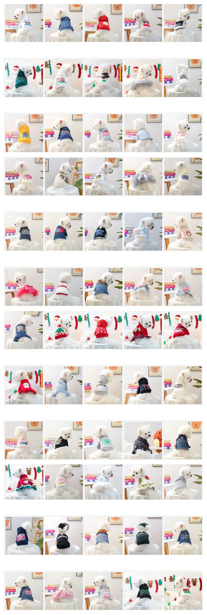 New Arrival Pet Clothing Fall Winter Dog Clothes Small Breed Puppies Embroidered Daisy Print Hoodie Wholesale