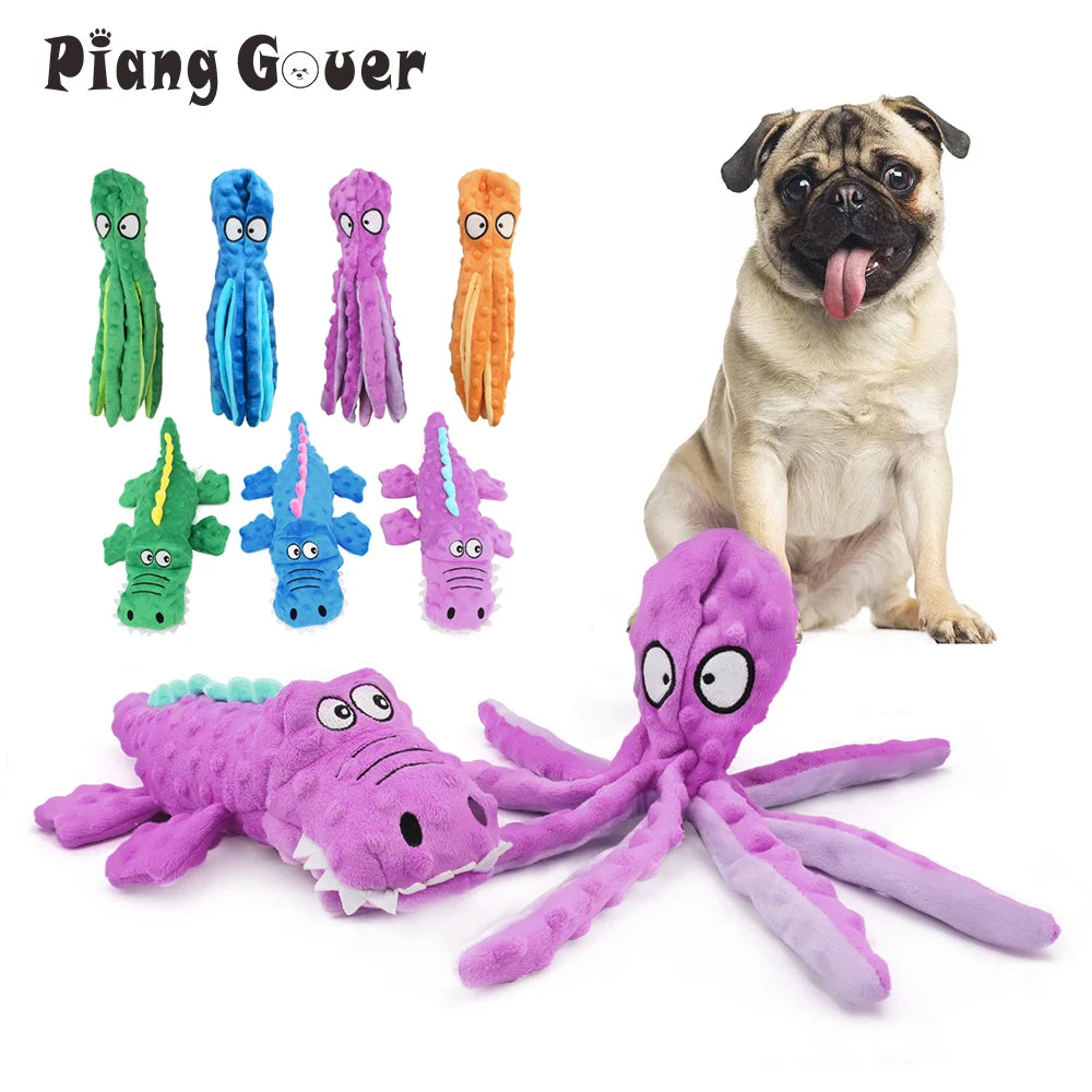Turtle Squeak Dog Toy Sea Turtle Puppy Plush Pet Toy Play Interactive Supplies