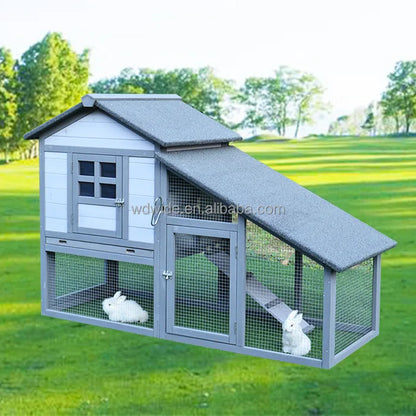 152*66*100cm Wooden Cage for Chicken Coop Hen Cat Dog House Household Easy Clean Outdoor Pet Cage Solid Wood