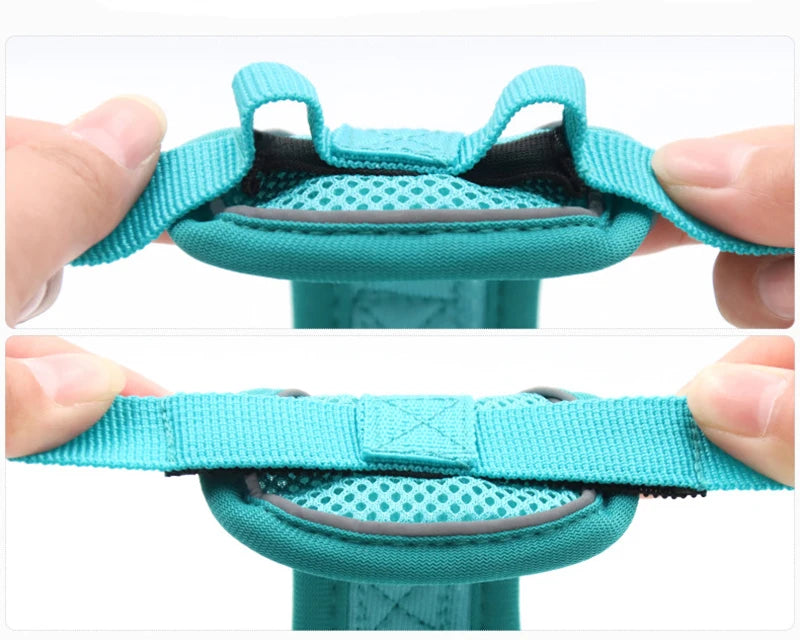 3pc Cat Harness Vest Adjustable Reflective Collars Cute Walking Lead Leash Set Harnesses Necklace For Small Dogs Cat Accessories