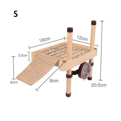 Tortoise terrace Brazilian water turtle Floating island turtle tank Aquarium floating terrace Tortoise floating platform
