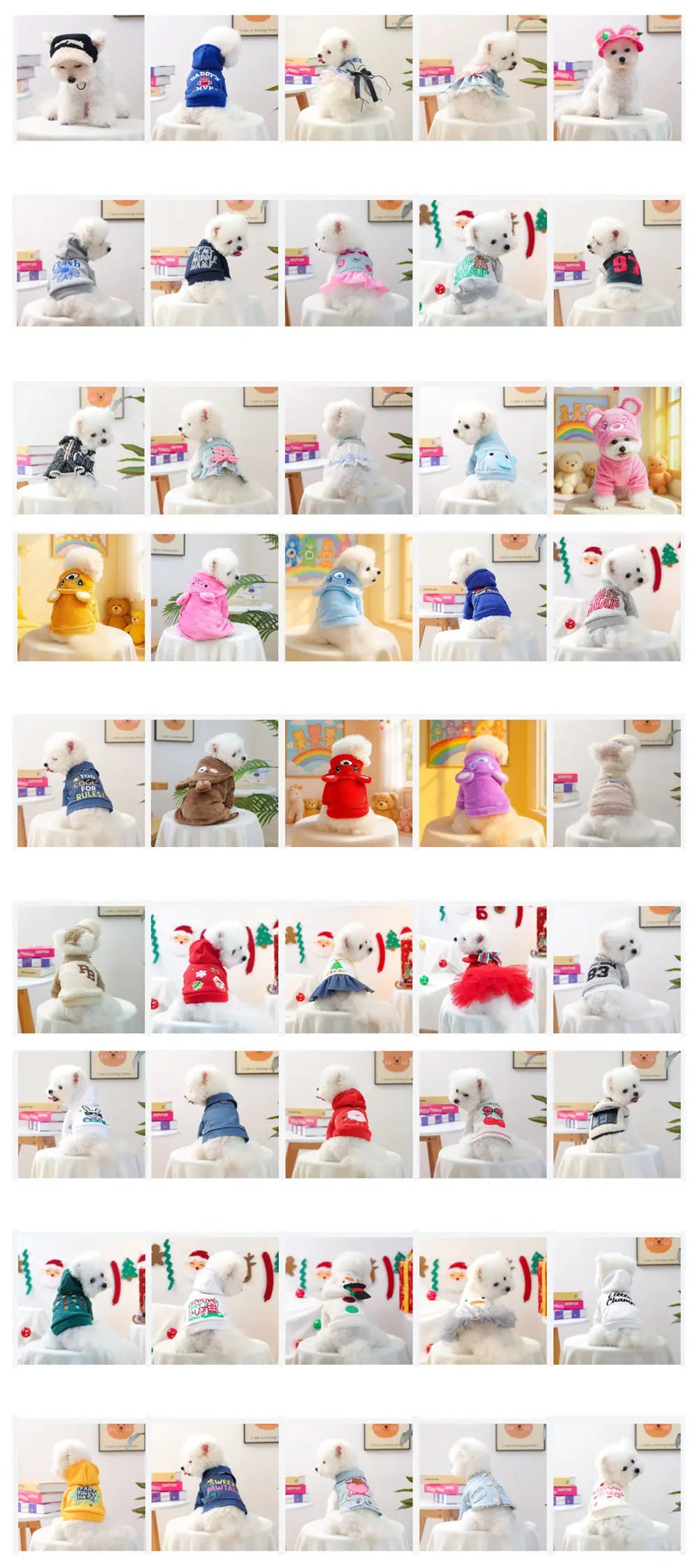 New Arrival Pet Clothing Fall Winter Dog Clothes Small Breed Puppies Embroidered Daisy Print Hoodie Wholesale