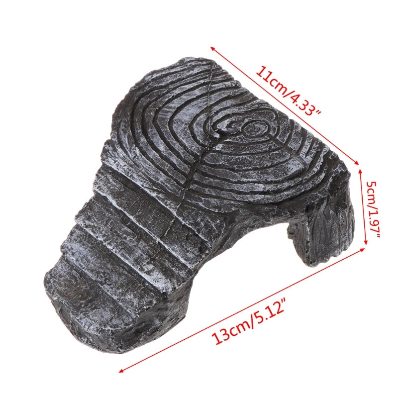 2025 New Water Turtles Basking Platform Safe Resin Dock Crawling Rest Island Hideout Cave for Aquatic Turtles Aquarium Decor