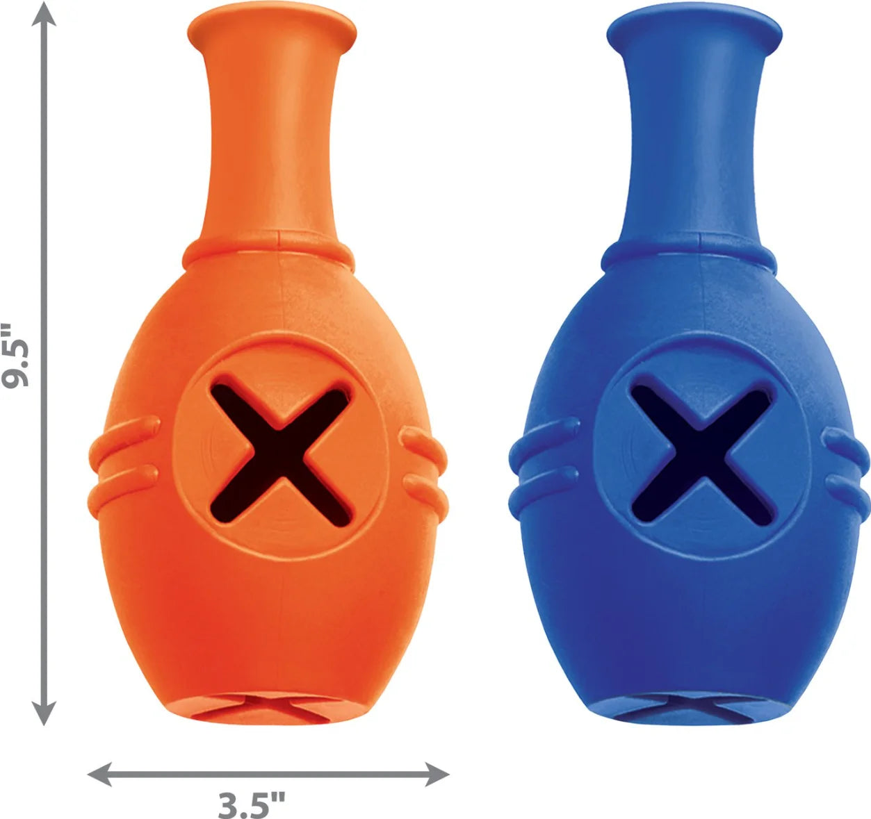 L-Size KONG Genius Leo Dog Toy, Color Varies