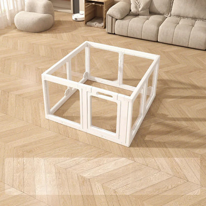 Wholesale Foldable Dog Fence Pet Playpen Clear Dog Kennel Playpen Suitable for Small and Medium Dogs Cats Rabbits Indoor Pet Pen