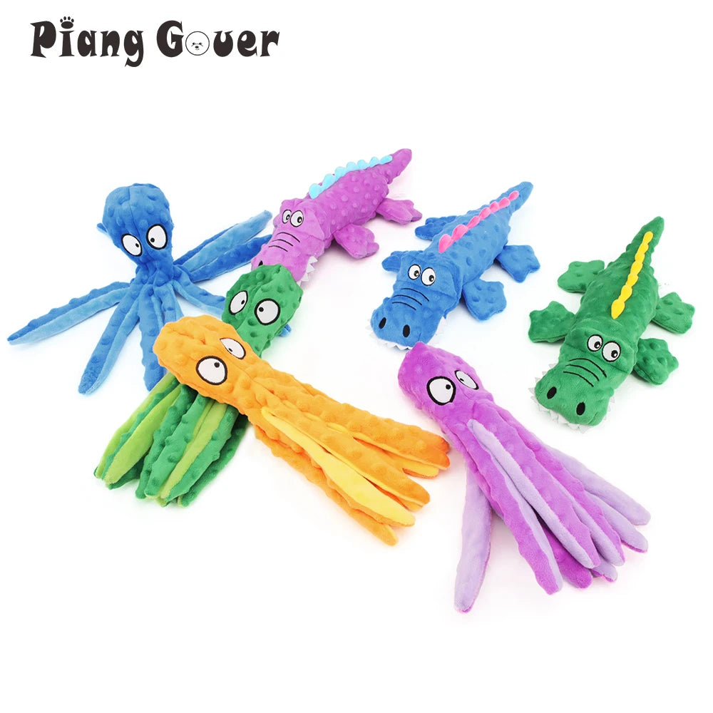 Turtle Squeak Dog Toy Sea Turtle Puppy Plush Pet Toy Play Interactive Supplies