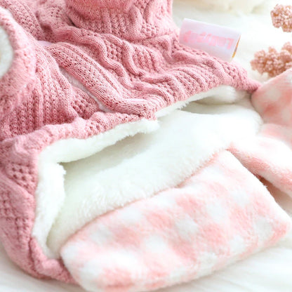 Dog Winter Clothes Button Sweater Soft Warm Puppy Pet Dog Cat Teddy Chihuahua Pug  Autumn Winter Clothing Wool Shirt Sweater