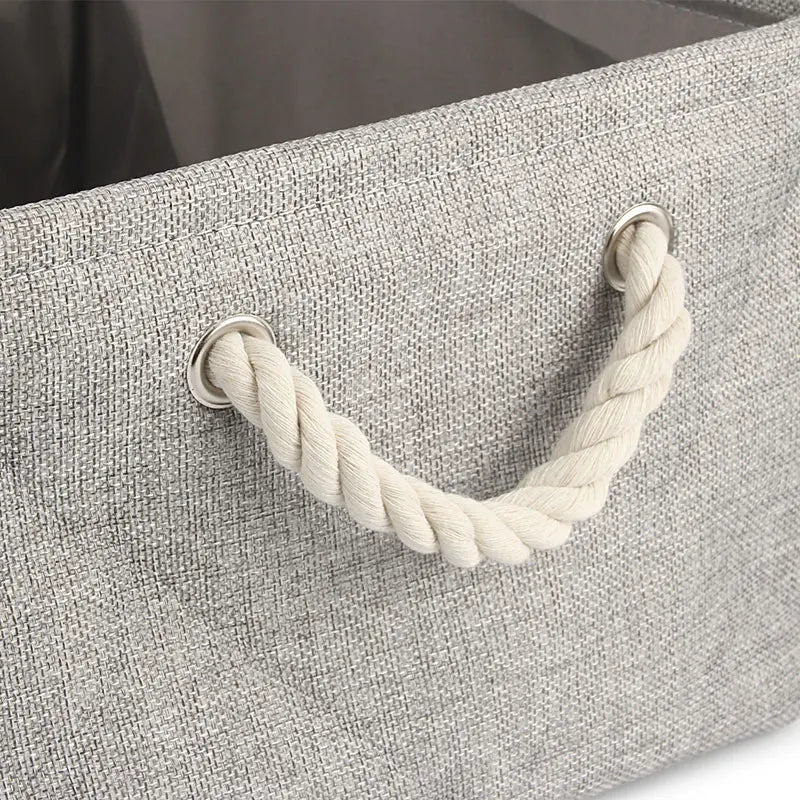 S/M/L Custom Name Pet Toy Basket Cat Dog Foldable Box Print Storage Baskets For Clothes Pets Accessories