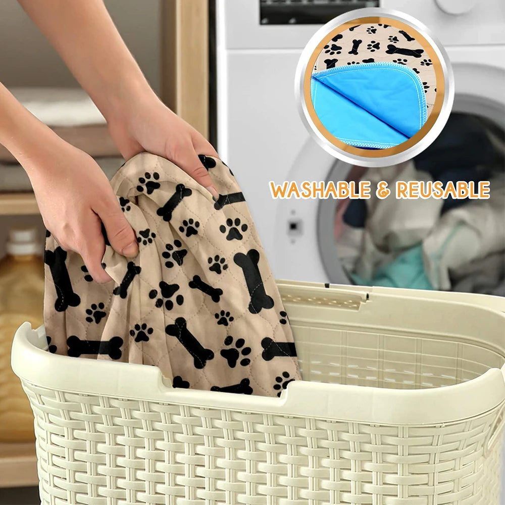 Dog Urine Pad Dog Pet Diaper Mat Urine Absorbent Environment Protect Diaper Mat Waterproof Reusable Training Pad Car Seat Cover
