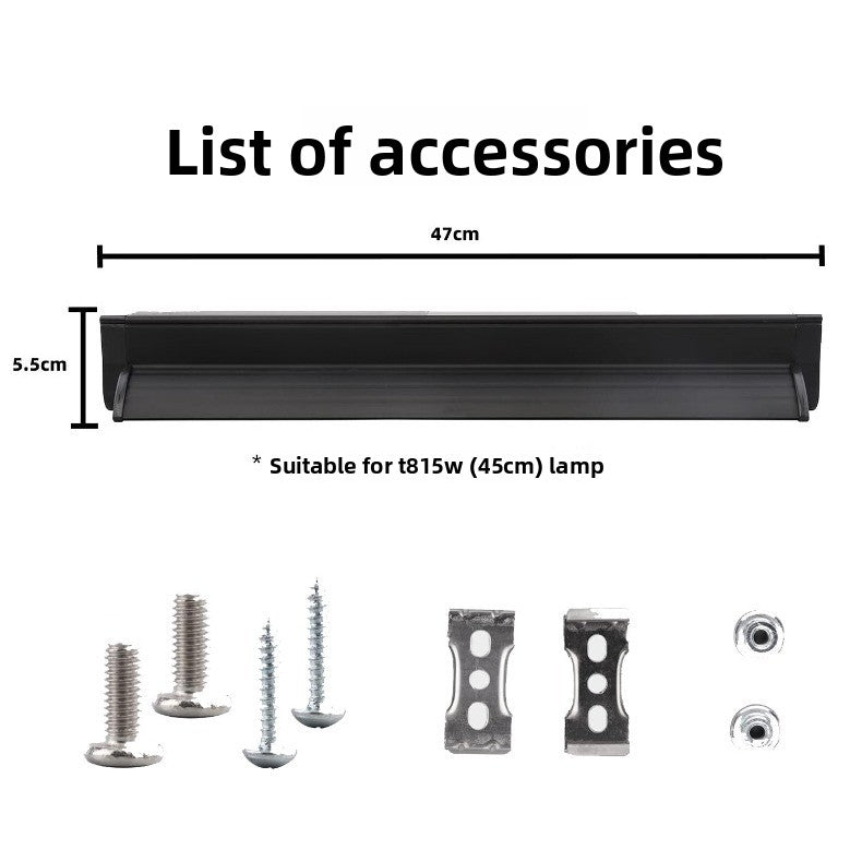 T8 UVB Lamp Set with Reflector,Basking Light for Tortoises&Bearded Dragons,T8 Light Stand 10.0 UVB Tube,Reptile Sun Lamp Kit
