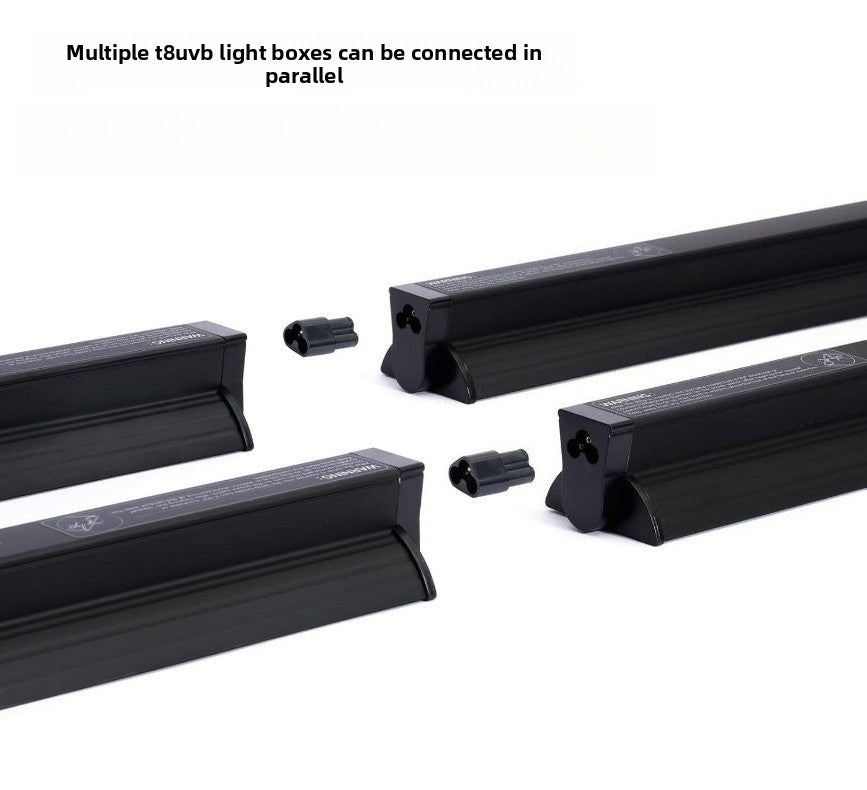 T8 UVB Lamp Set with Reflector,Basking Light for Tortoises&Bearded Dragons,T8 Light Stand 10.0 UVB Tube,Reptile Sun Lamp Kit