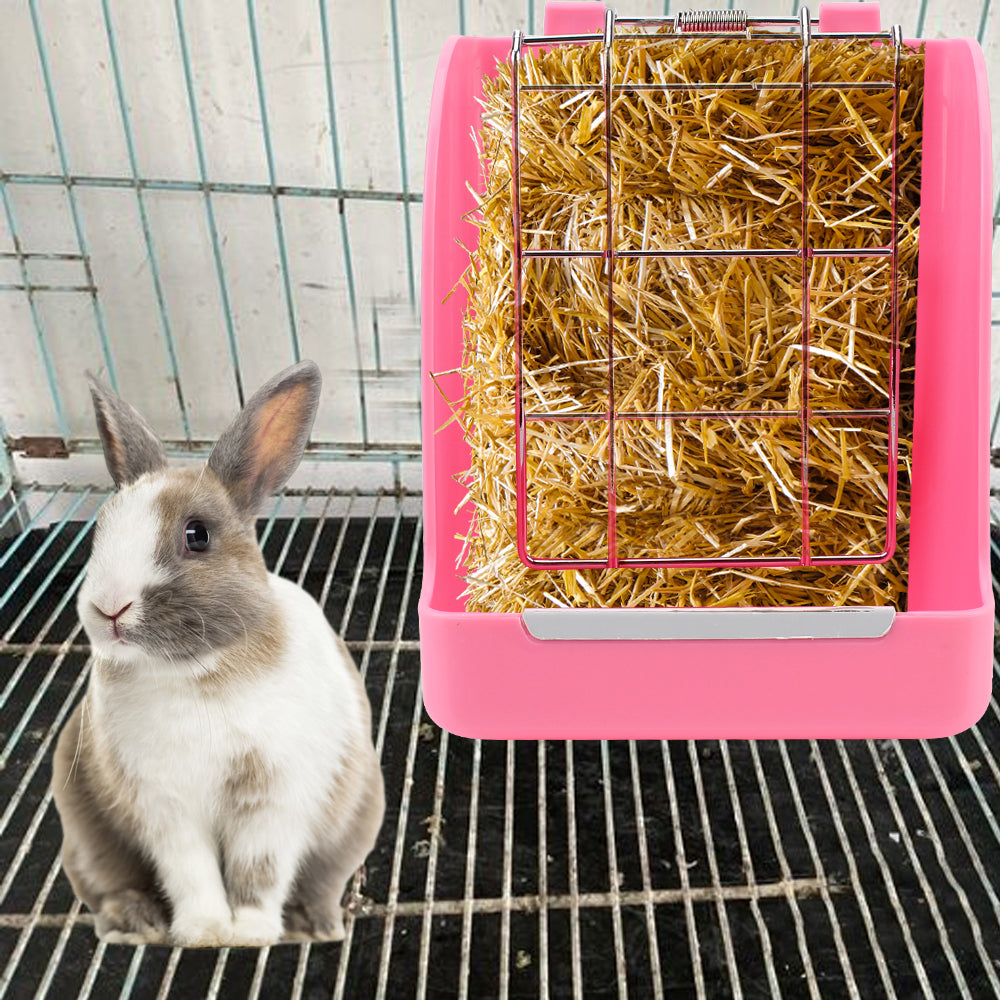 Rabbit Food Basket Spring Grass Frame Rabbit Grass Frame Grass Rack Hay Feeder Rabbit Grass Feeder Grass Hay Bowl Rack