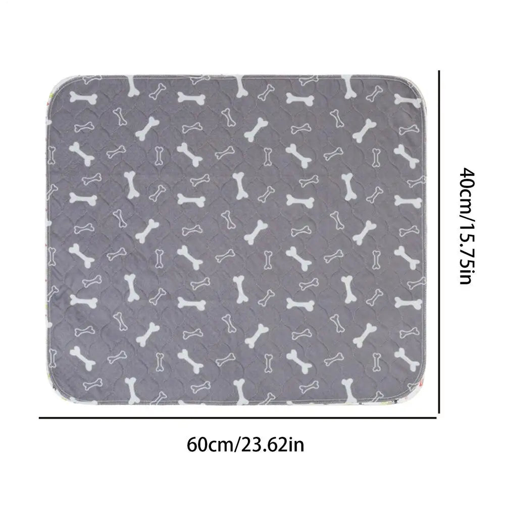 Dog Pee Pads Fast Absorbent Pet Training Mat Reusable Washable Absorbent Pee Pads For Home Potty Playpen Crate Litter pad