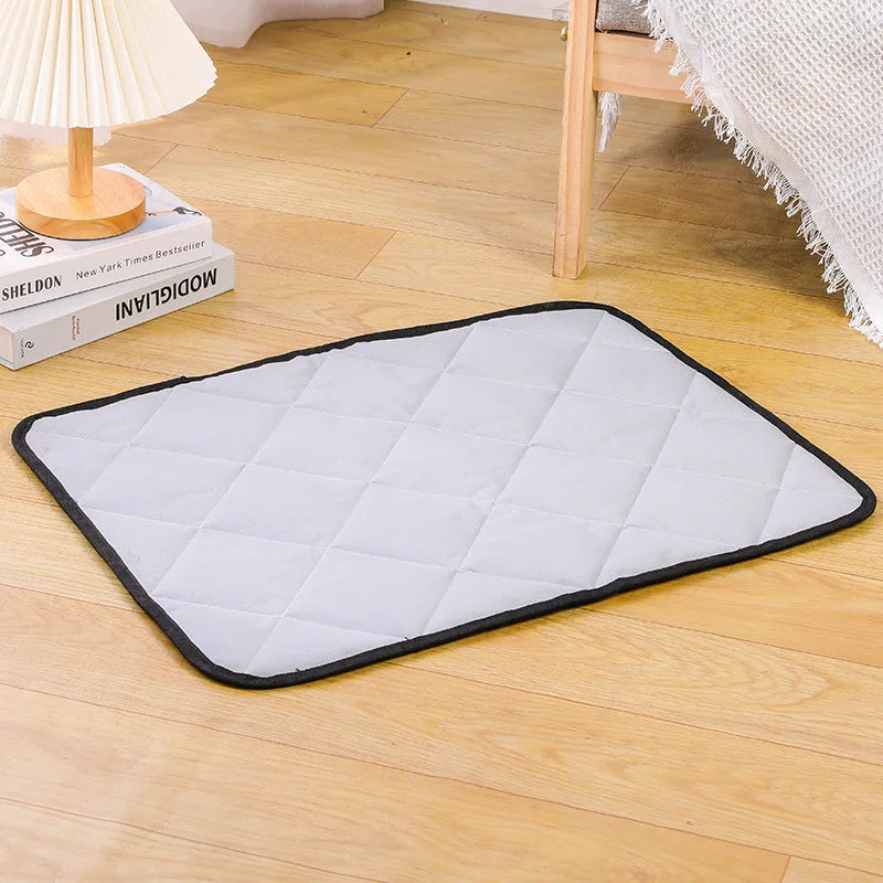 Washable Pet Pee Pad Pet Diaper Mat Reusable Mats for Dogs Dog Bed Urine Washable Dog Training Pad Four Seasons Pet Mat Urine
