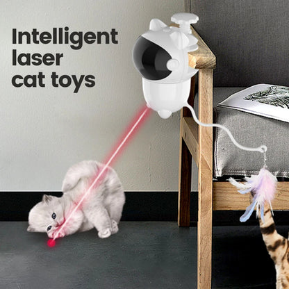 Infrared laser automatic cat teasing device, intelligent electric cat toy, self entertaining and relaxing pet toy