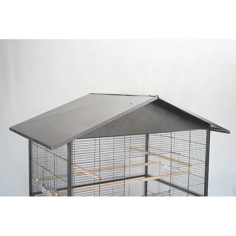 Wrought Iron Cages Breeder Accessories Acrylic Finches Hanging Stand Folding for Birds Decoration Wedding  Large Bird Cage