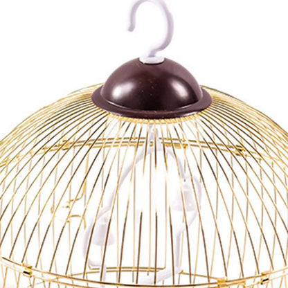 Birdcage with Food Bowl Hanging Indoor Accessories Stand Cage Hanging Cage for Parrot Small Birds Cockatiels Canary Cockatoos
