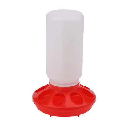 Poultry Thickened Feeder And Drinker Water Food Dispenser Automatic Chicken Birds Chick Waterer Feeding Bucket Container
