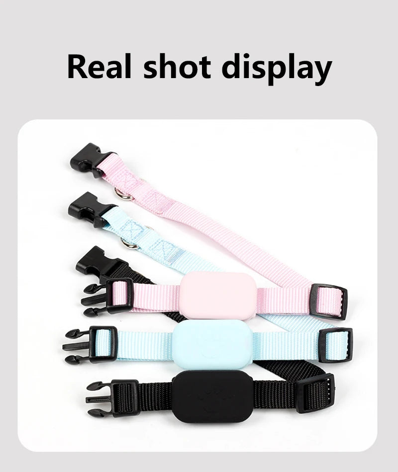 New Pet GPS Tracker Collar for Cats Dogs iOS Compatible Find My Device Anti Lost Waterproof Real Time Tracking Smart Locator