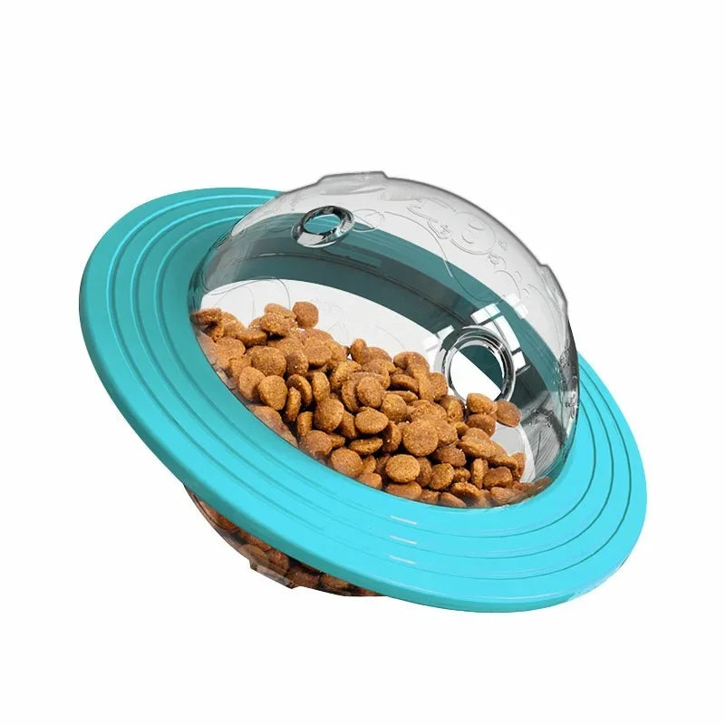 Durable Dog Food Feeder Interactive Toys Chew Proof Pet Dog Cat Toys Wobble Ball Food Feeder for Powerful Chewers Training