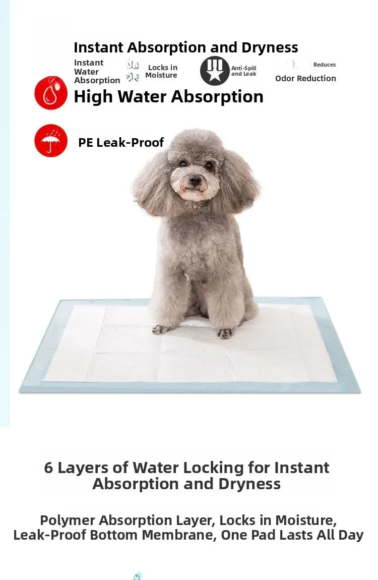 Pet Urinal Mat Dog Urine Pad Odor Elimir Pet Diaper Dog Training Pads  Teddy Disposable Training Pads Pet Supplies