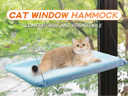 Cat Hammock Beds With Mat Cat Bed Hanging Window Shelf Seat For Cats Comfortable Pet Nest Pet Accessories Bed for Cats Supplies