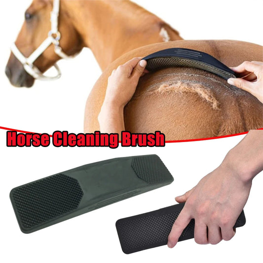 6 In 1 Horse Grooming Brush Equine Dog Bath Massage Shedding Deshedding Hair Removal Brush Multi Function Pet Cleaning Tool
