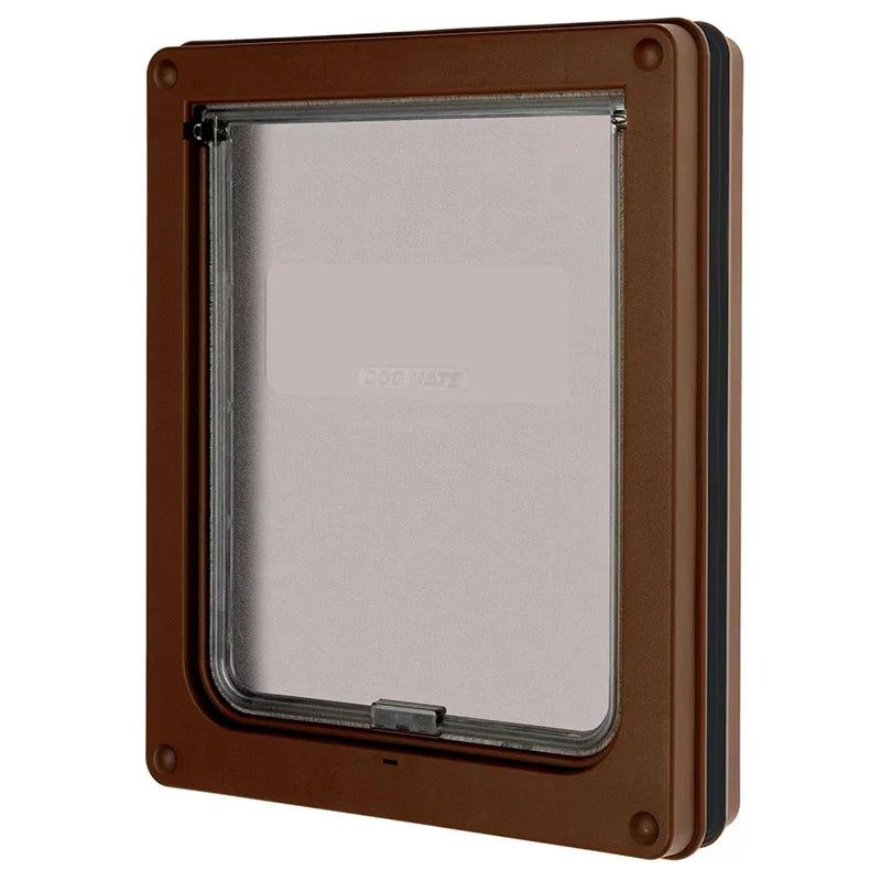 Strong Lockable Dog Door with Privacy Protection Flap Gate Pet Dog Door For Big Small Dogs Pet Safety Doors Easy to Install