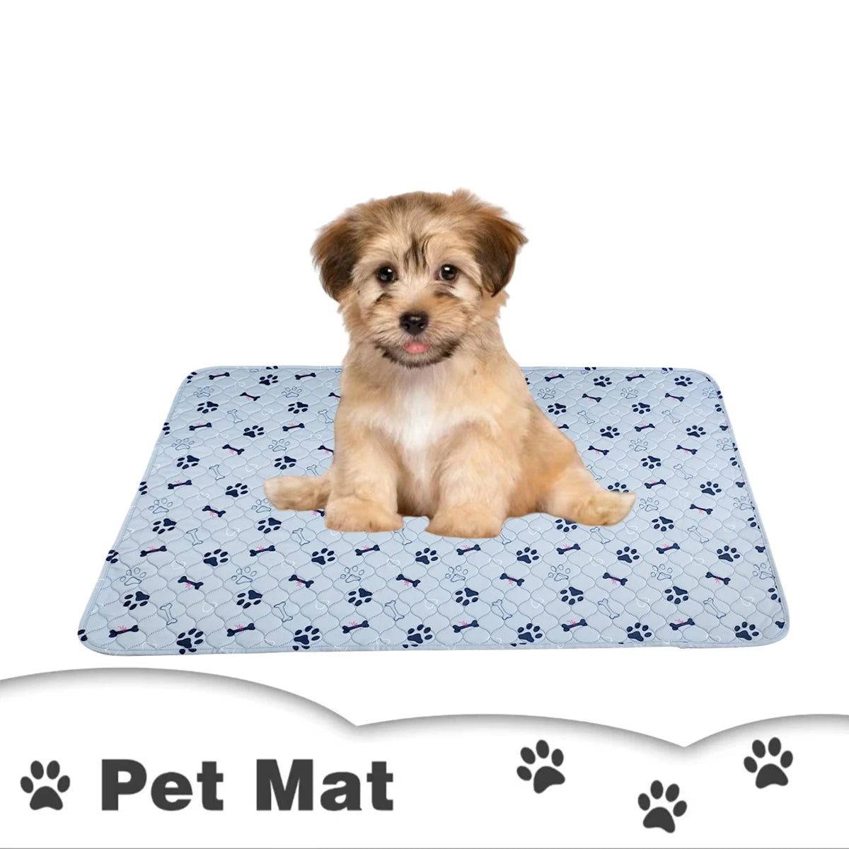 2pcs Large Pet Dog Pee Pads, Rosa Rink Washable Sleep Play Pad, Reusable Dogs Puppy Pads Pet Training Pads for Dogs, Absorbent a