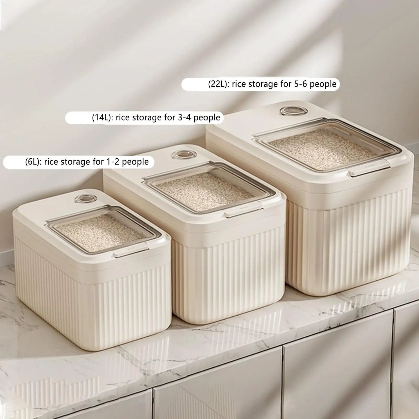 Dog Food Storage Sealed Container for Dog Food Airtight Treat Dispenser Weatherproof for Home Farm Garage Barn Pantry Soybean
