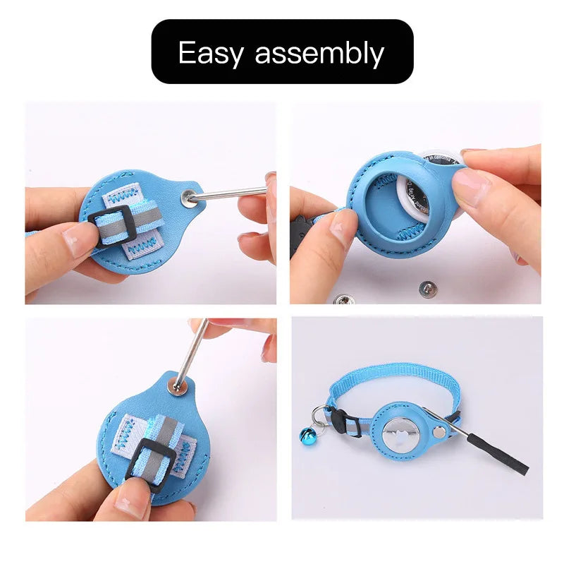 Pet Locator Collar Tracking Cat Collar for Anti-Lost Locator Positioner protective sleeve