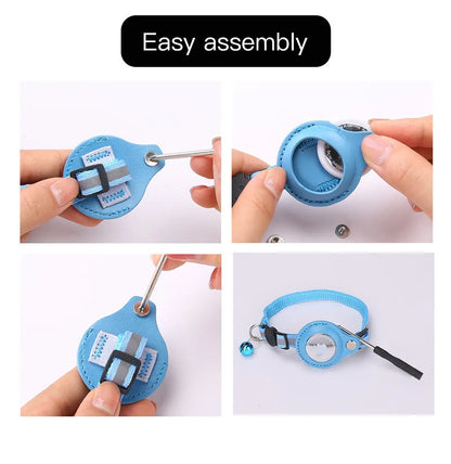 Pet Locator Collar Tracking Cat Collar for Anti-Lost Locator Positioner protective sleeve