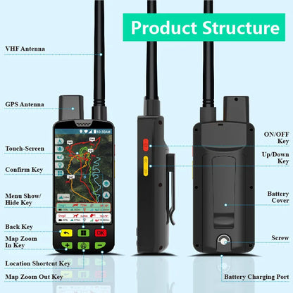 Eseek Enterprise GPS Dog Collar Fence System: 7-Zone Concurrent Management + Violation Analytics - Distributor Training Included